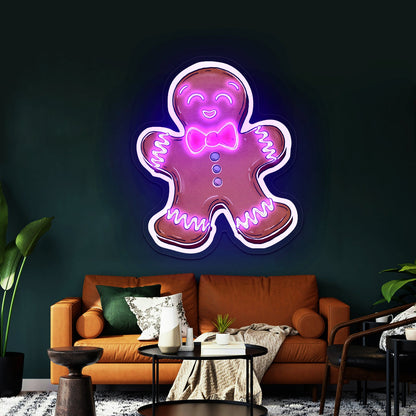 Gingerbread Cookie Cool Led Signs For Restaurant - Shineneon