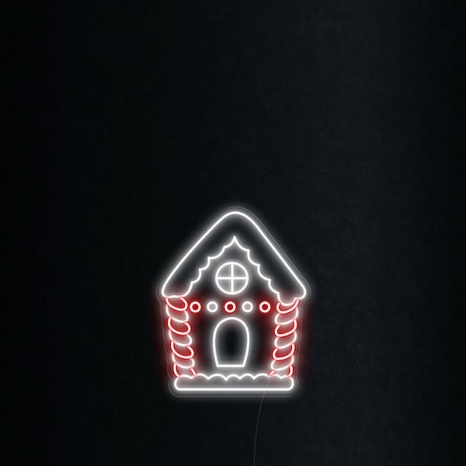 Gingerbread House Christmas Led Neon Sign Wall Art | Shineneon