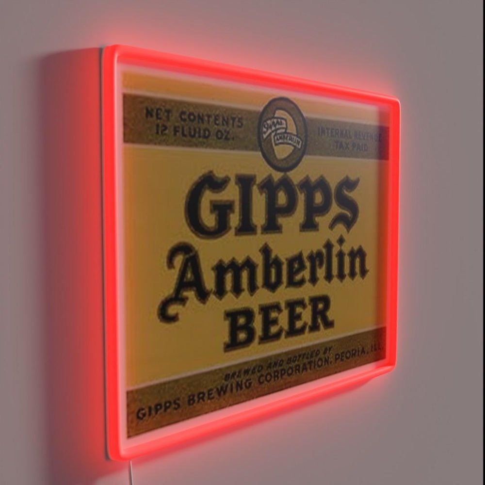 Gipps Amberlin Beer Rgb Led Neon Sign - Shineneon