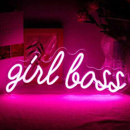 Girl Boss Affortable LED Neon Sign - Shineneon