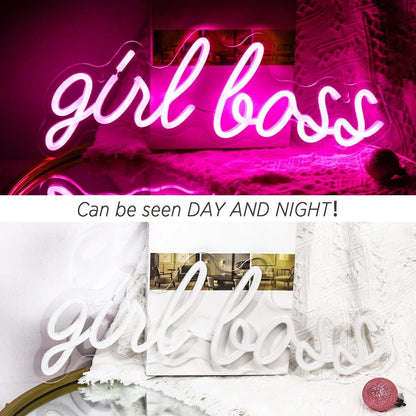 Girl Boss Affortable LED Neon Sign - Shineneon