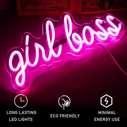Girl Boss Affortable LED Neon Sign - Shineneon