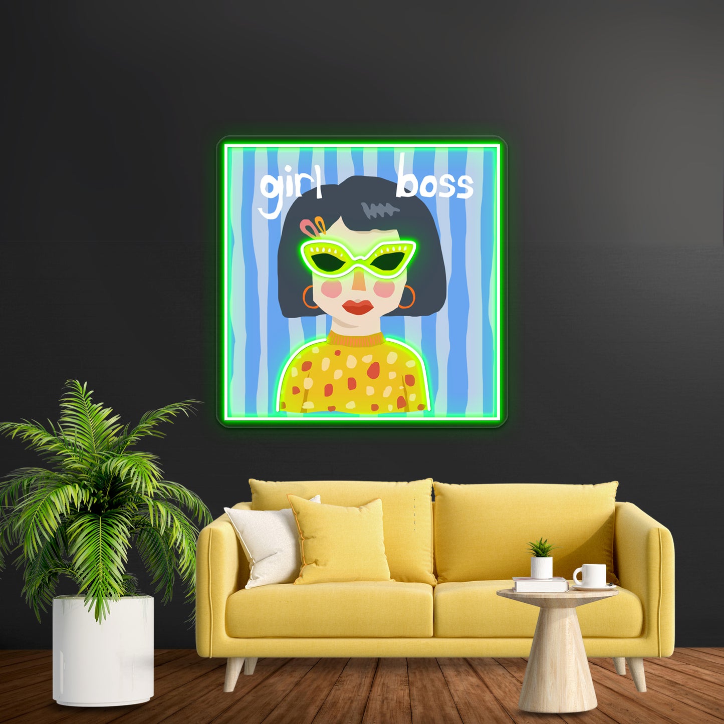 Girl Boss Art Wall Artwork Neon Signs