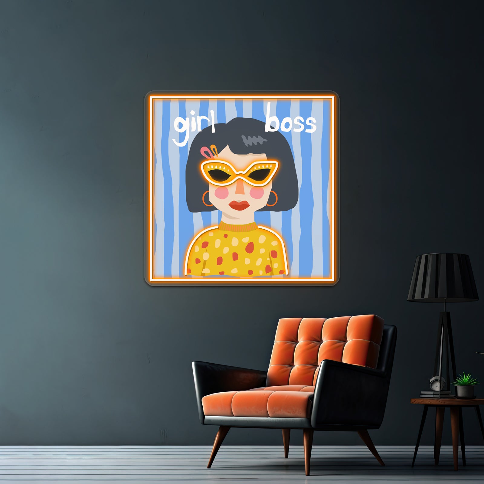 Girl Boss Art Wall Artwork Neon Signs | Shineneon