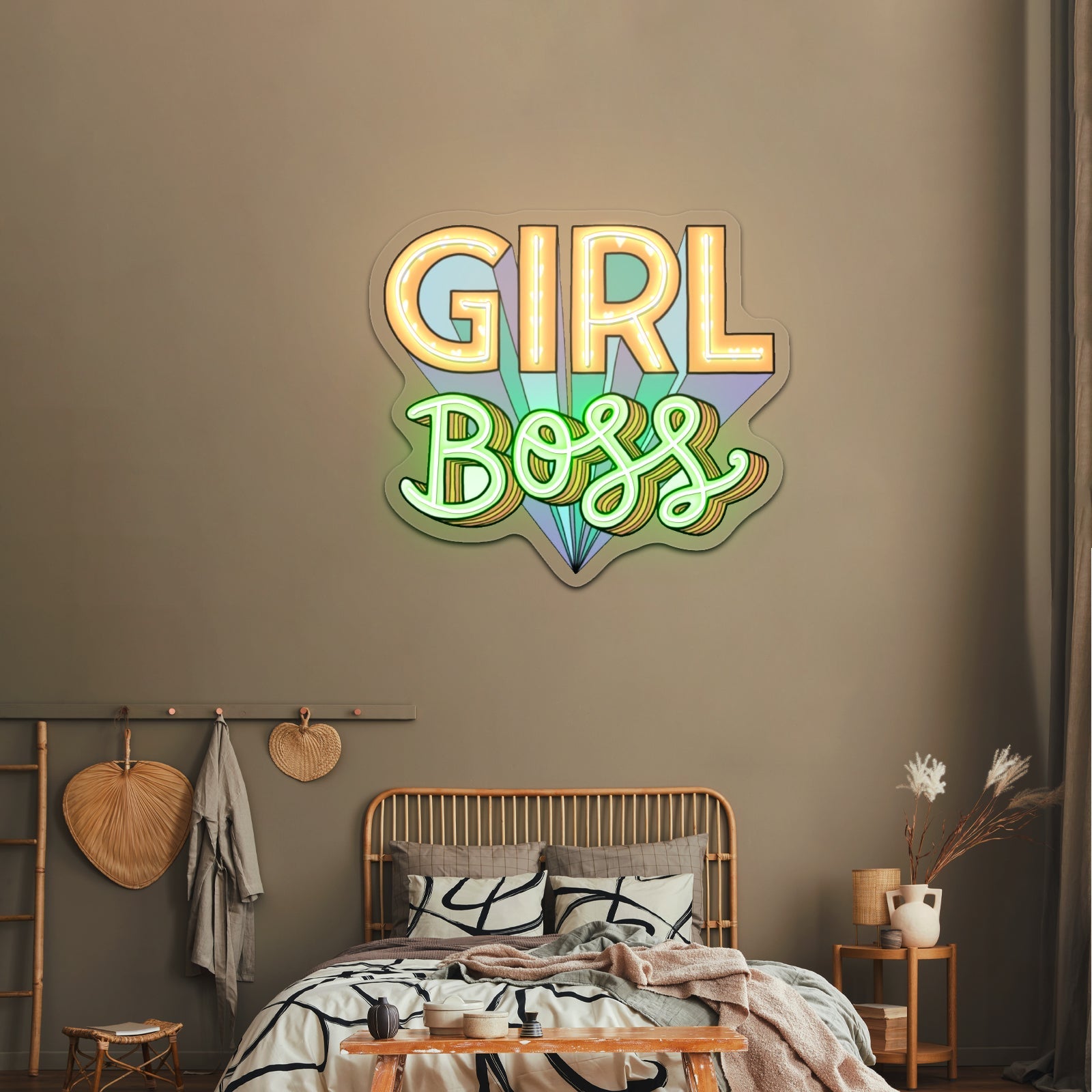 Girl Boss Personalized Light Signs - Shineneon