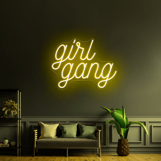 Girl Gang Cheap Led Neon Signs