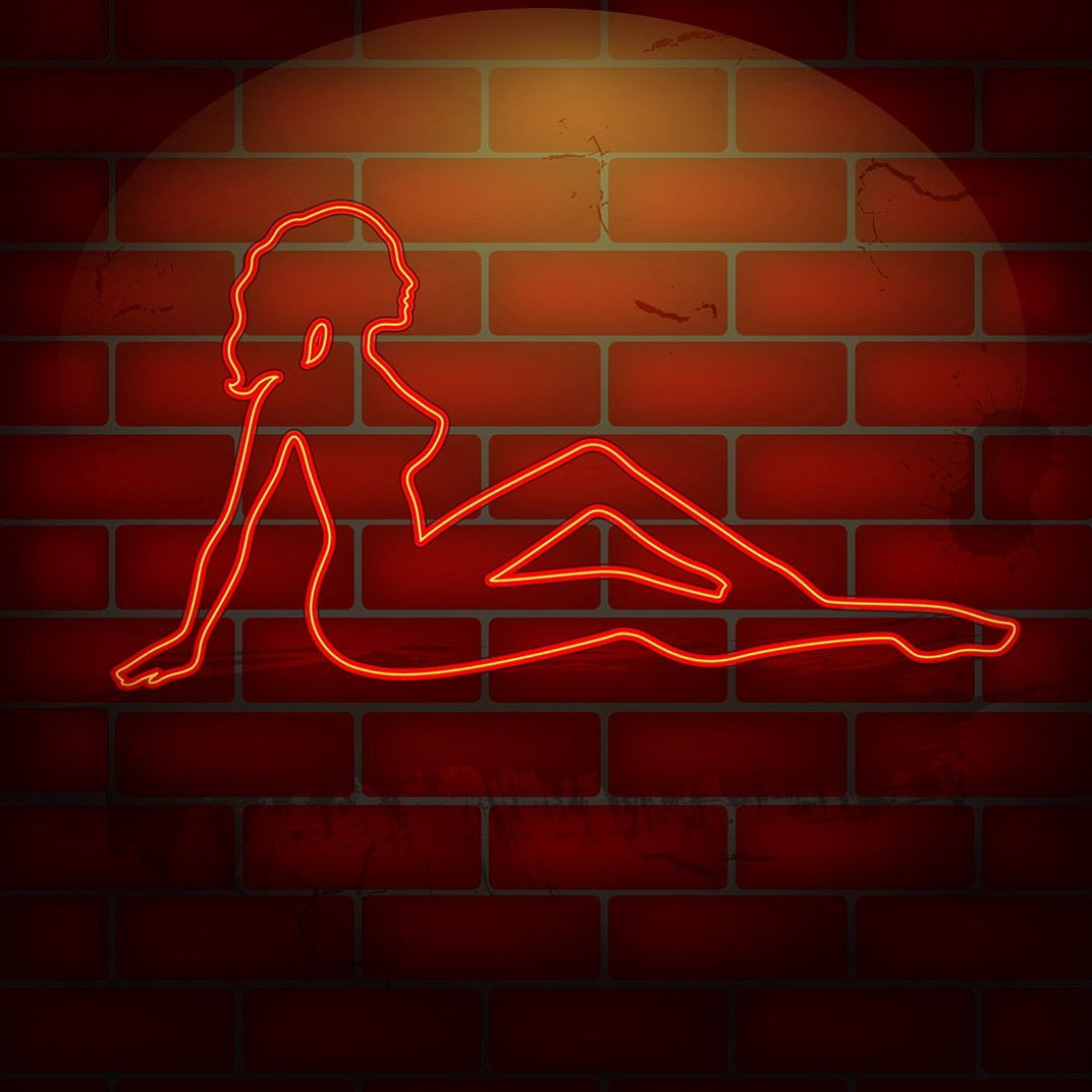 Girl Lady Led Sign Business Neon Sign