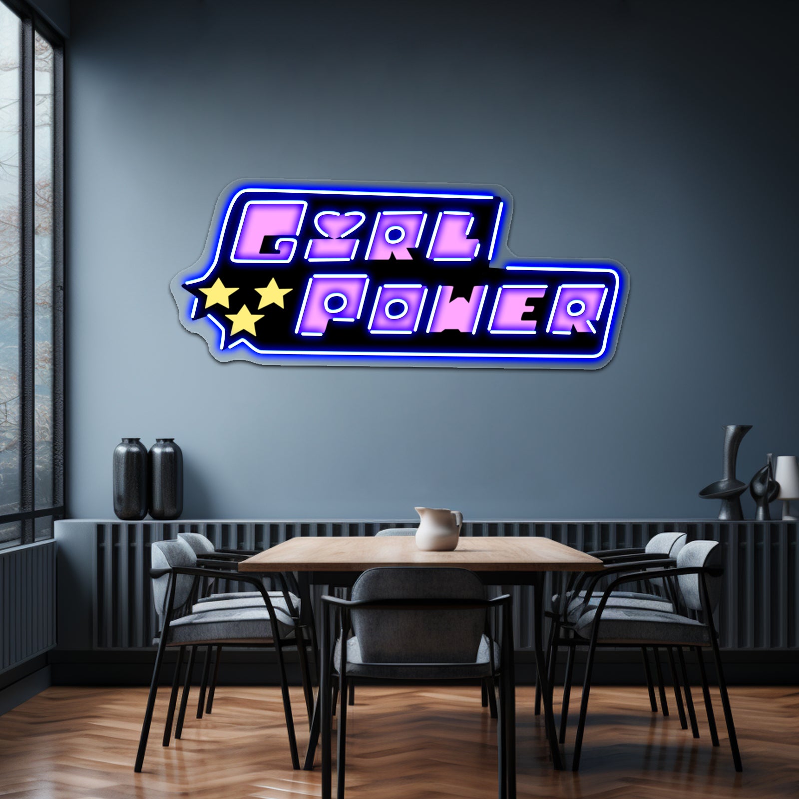 Girl Power Artwork Neon Led Signs