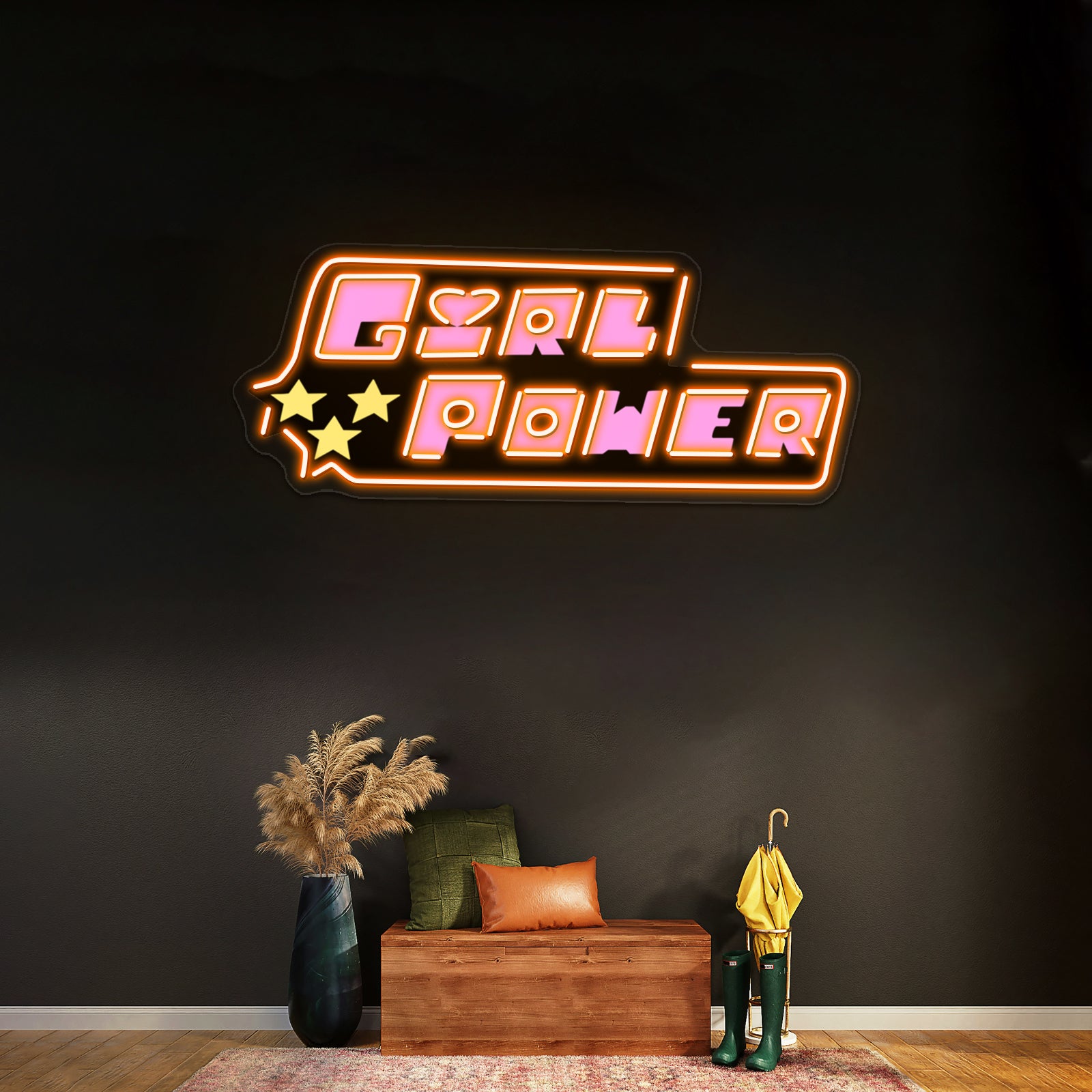 Girl Power Artwork Neon Led Signs