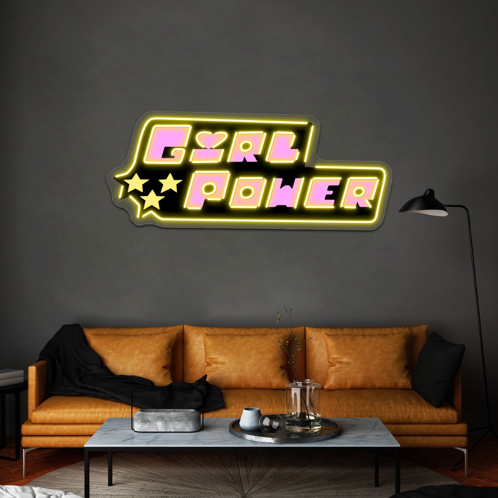 Girl Power Artwork Neon Led Signs