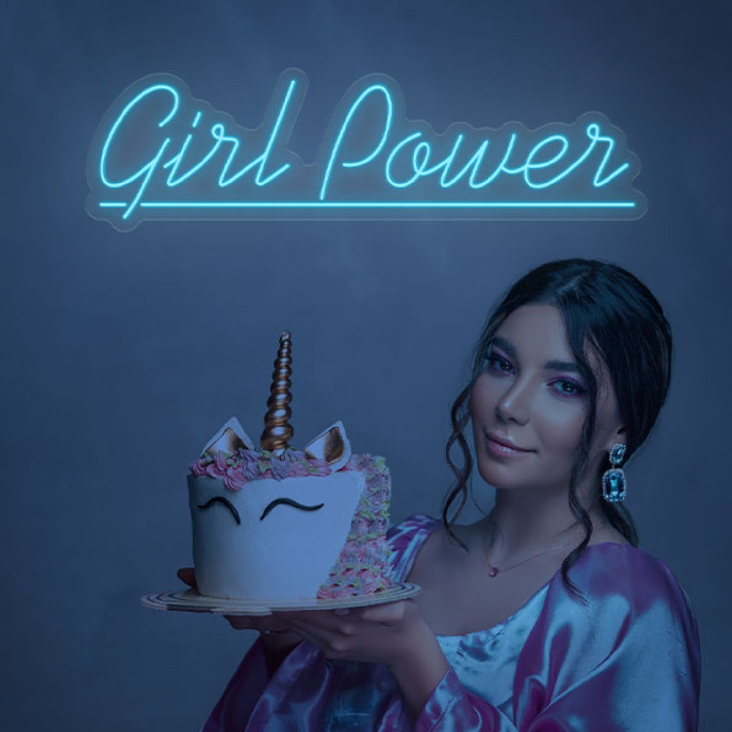 Girl Power Birthday Neon Sign Wall Art Decor | Shineneon