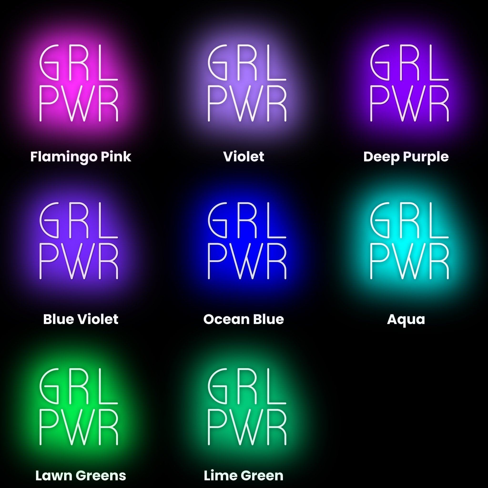 Girl Power Led Neon Sign | Shineneon