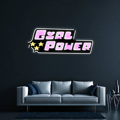 Girl Power Neon Signs Cool Led Signs - Shineneon
