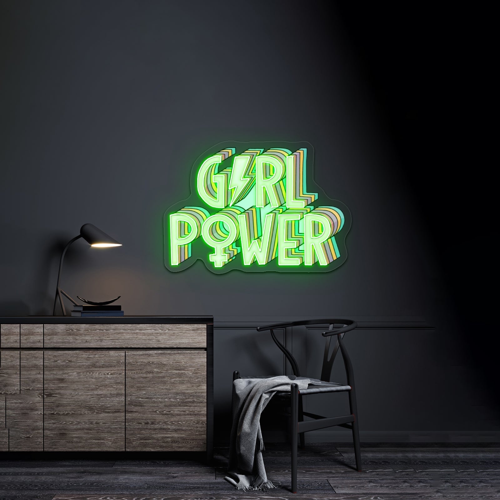 Girl Power Neon Signs Cool Led Signs - Shineneon