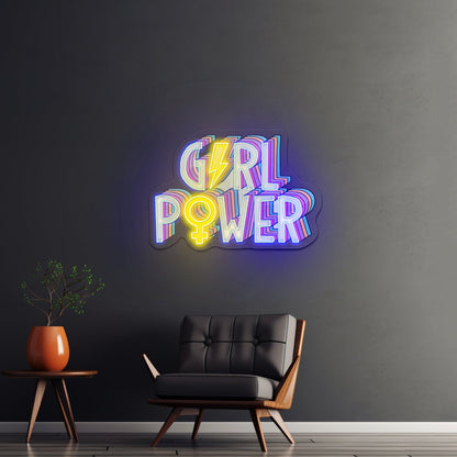 Girl Power Neon Signs Cool Led Signs - Shineneon