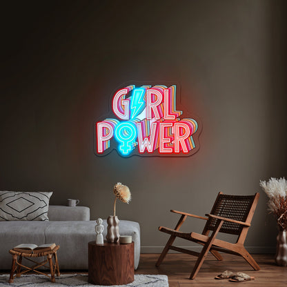 Girl Power Neon Signs Cool Led Signs - Shineneon