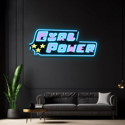 Girl Power Neon Signs Cool Led Signs - Shineneon