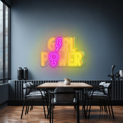 Girl Power Neon Signs Cool Led Signs - Shineneon