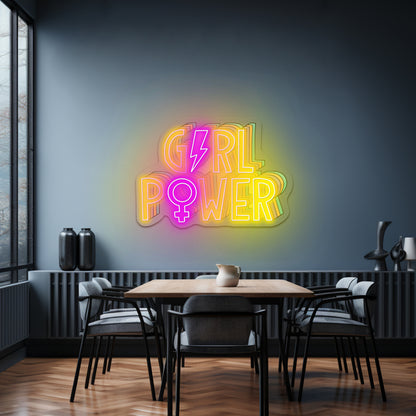 Girl With A Pearl Earring Artwork Neon Led Signs - LED neon sign view 11