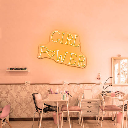 Girl Power Neon Signs For Room