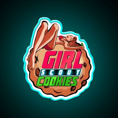 Girl Scout Cookies Original Weed Strain Green Leaf Led Neon Sign Rgb Color - Shineneon