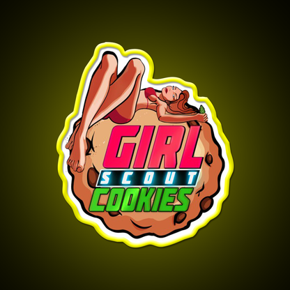 Girl Scout Cookies Original Weed Strain Green Leaf Led Neon Sign Rgb Color - LED neon sign view 7