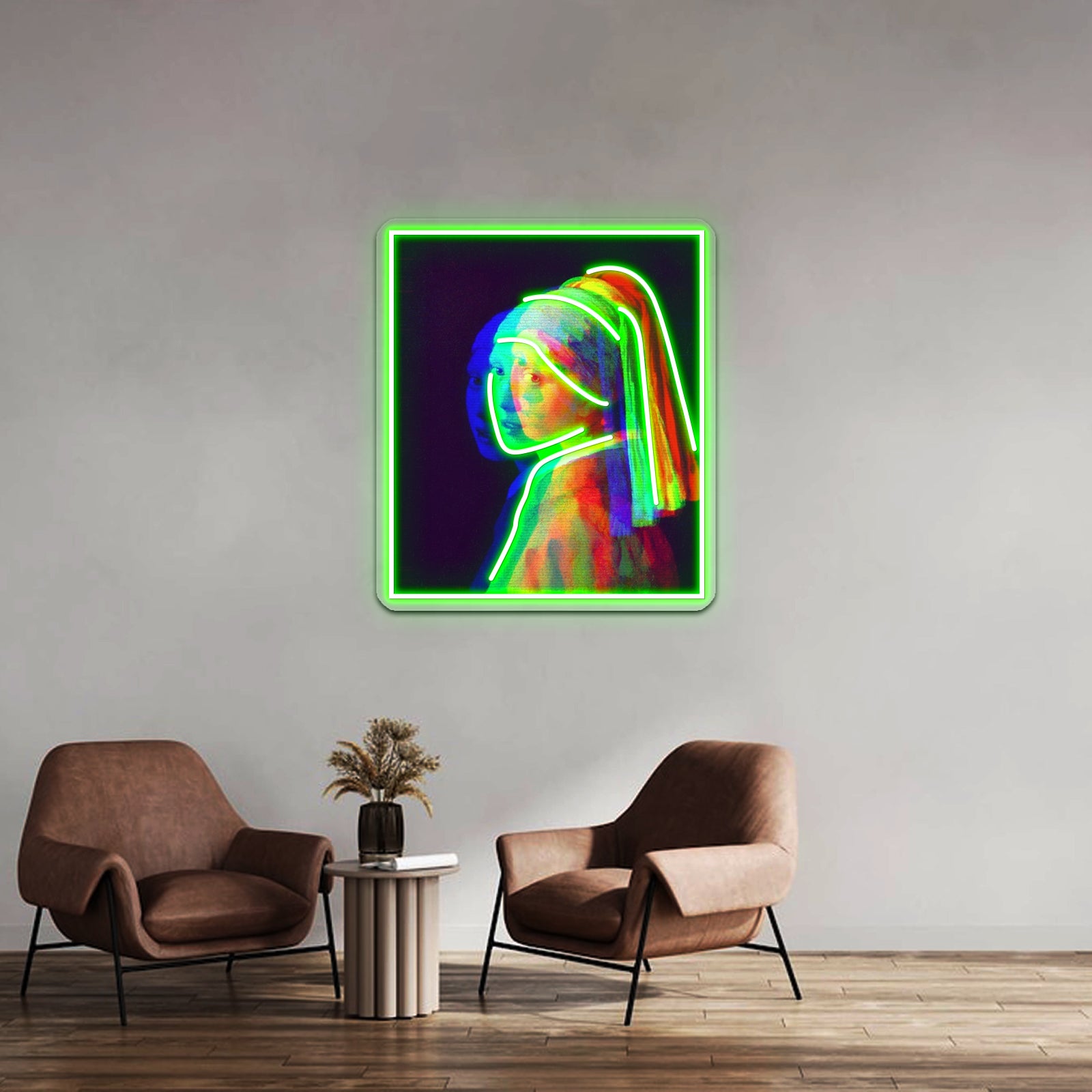 Girl With A Pearl Earring Artwork Neon Led Signs - LED neon sign view 9