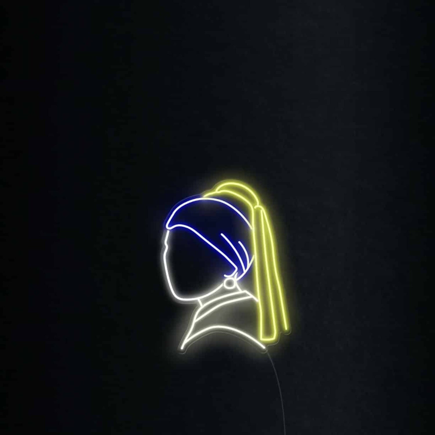 Girl With Pearl Earrings Led Neon Sign Wall Art | Shineneon