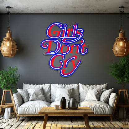 Girls Dont Cry Wall Artwork Neon Signs