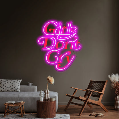 Girls Dont Cry Wall Artwork Neon Signs