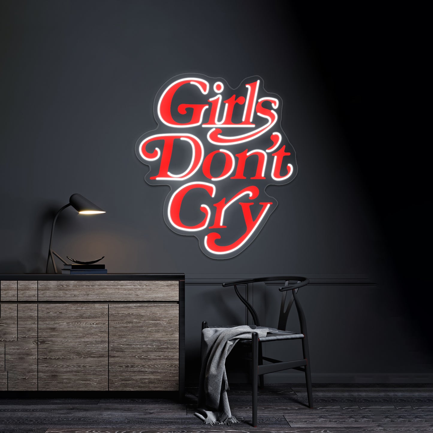 Girls Dont Cry Wall Artwork Neon Signs