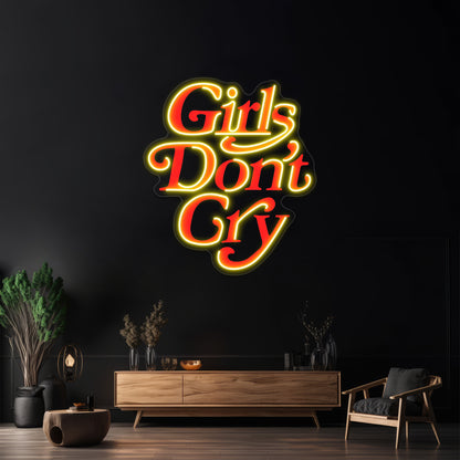 Girls Dont Cry Wall Artwork Neon Signs