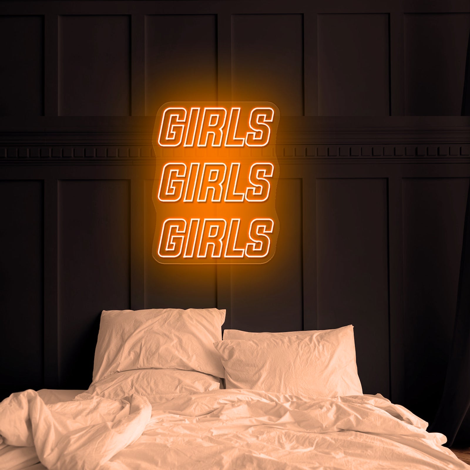 Girls Girls Girls Two Colors Large Neon Signs