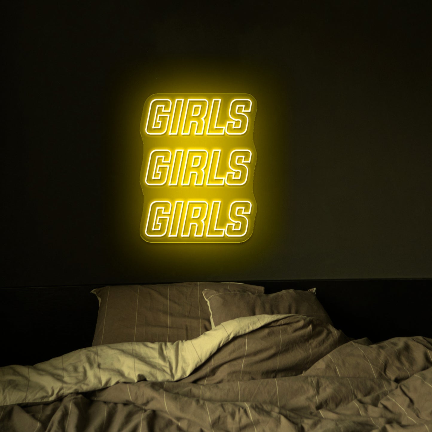 Girls Girls Girls Two Colors Large Neon Signs