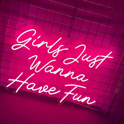 Girls Just Wanna Have Fun Led Neon Neon - Shineneon