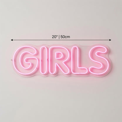 Girls LED Neon Sign - 04 Size Image