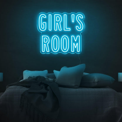 Girls Room Light Blue Led Neon Sign For Bedroom Decor | Shineneon