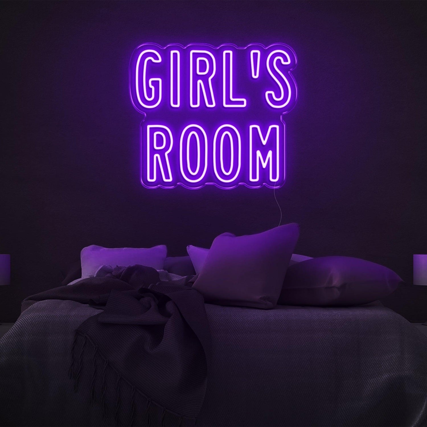 Girls Room Light Blue Led Neon Sign For Bedroom Decor | Shineneon