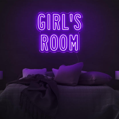 Girls Room Light Blue Led Neon Sign For Bedroom Decor | Shineneon