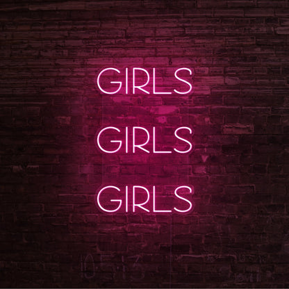 Girls, Girls, Girls Led Neon Sign | Shineneon