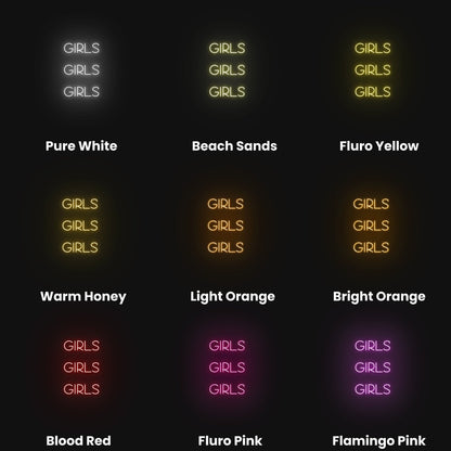 Girls, Girls, Girls Led Neon Sign | Shineneon
