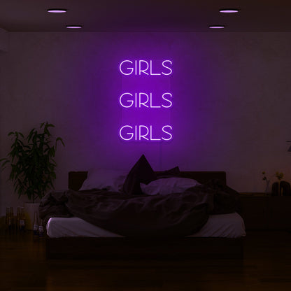 Girls, Girls, Girls Led Neon Sign | Shineneon