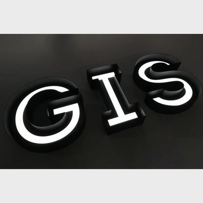 Gis 3D Frontlit Channel Letters Led Light Sign - Shineneon