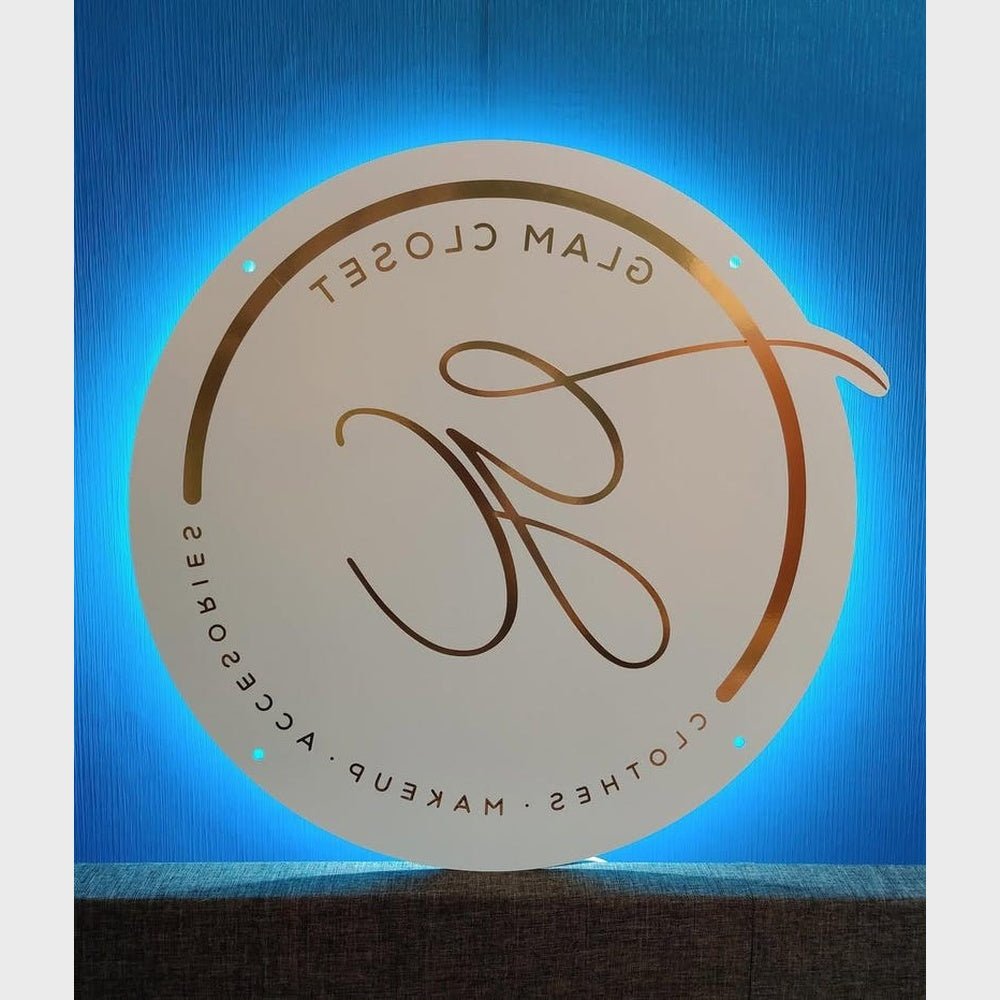 Glam Closet Acrylic Business Logo Sign - Shineneon
