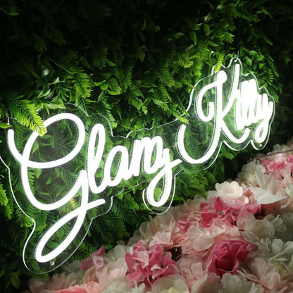 Glam Kitty White Led Neon Sign - Shineneon