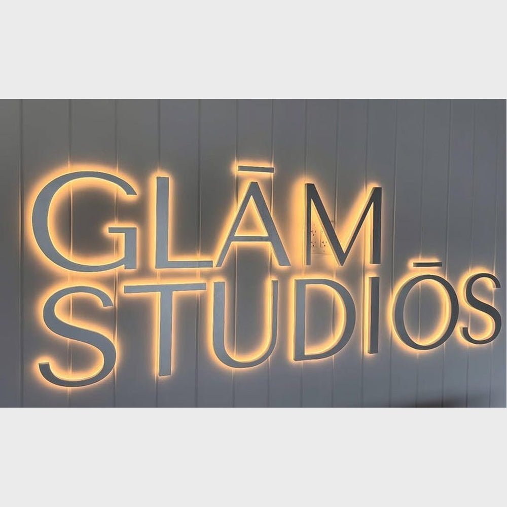 Glam Studios 3D Backlit Channel Letters Led Light Sign - Shineneon