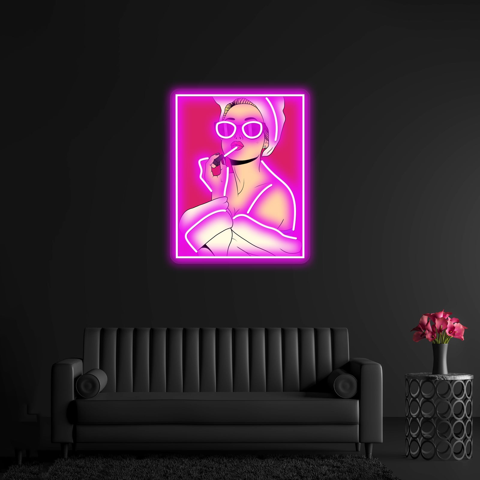 Glamorous Blonde Artwork Neon Led Signs | Shineneon