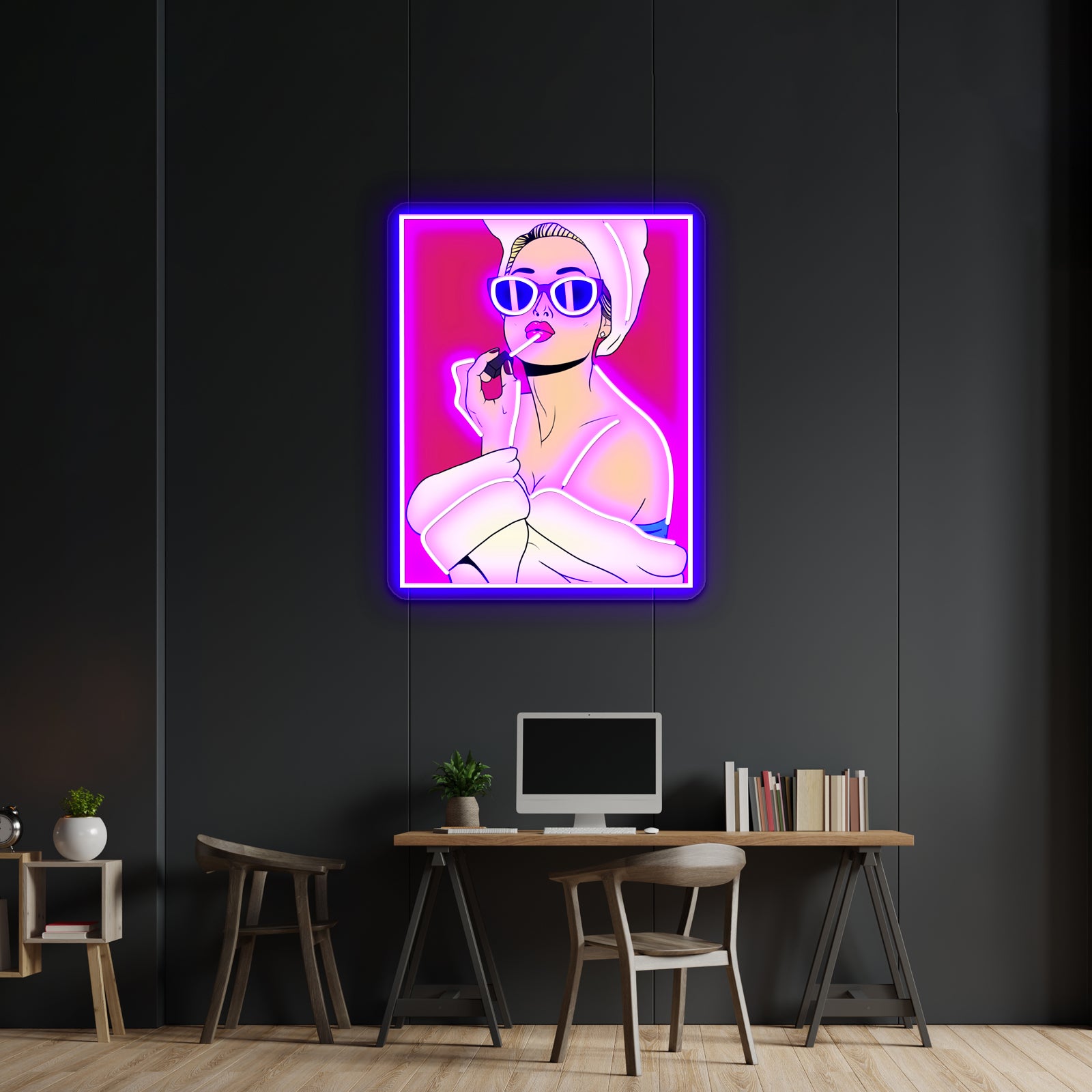 Glamorous Blonde Artwork Neon Led Signs | Shineneon