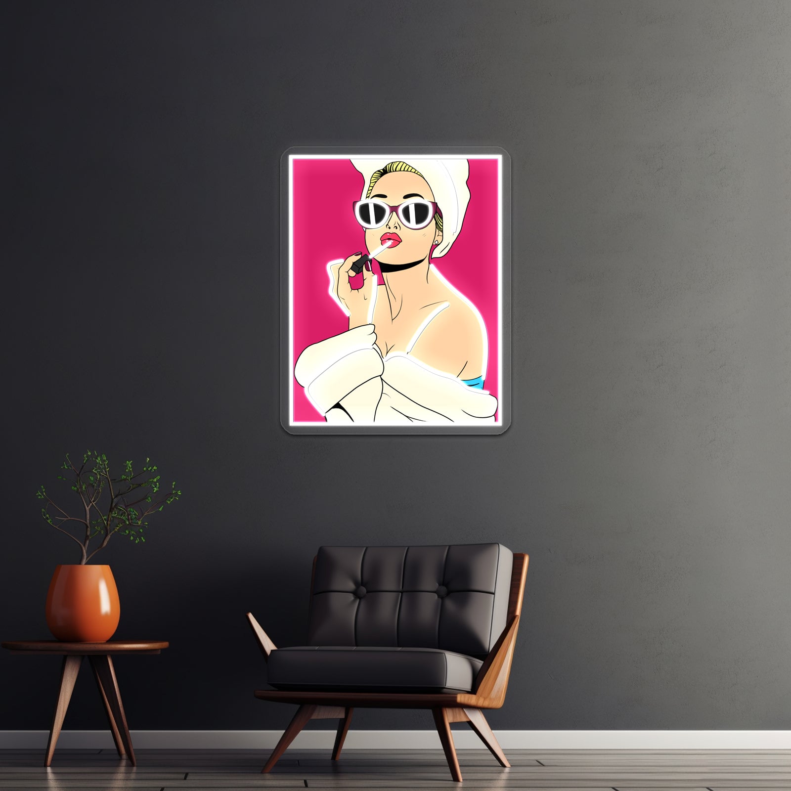 Glamorous Blonde Artwork Neon Led Signs | Shineneon