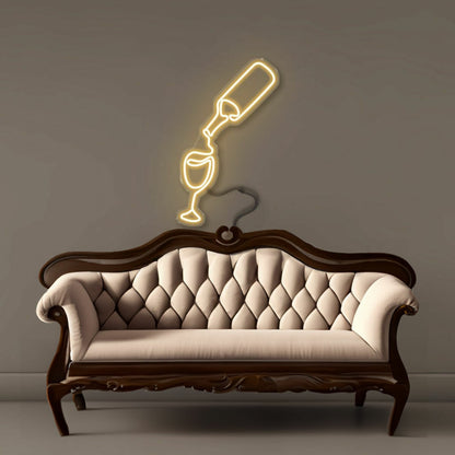 Glass Of Wine Led Neon Signs | Shineneon